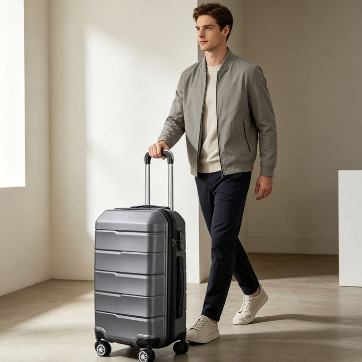 Men's Hard-Shell Spinner Luggage Stornfield