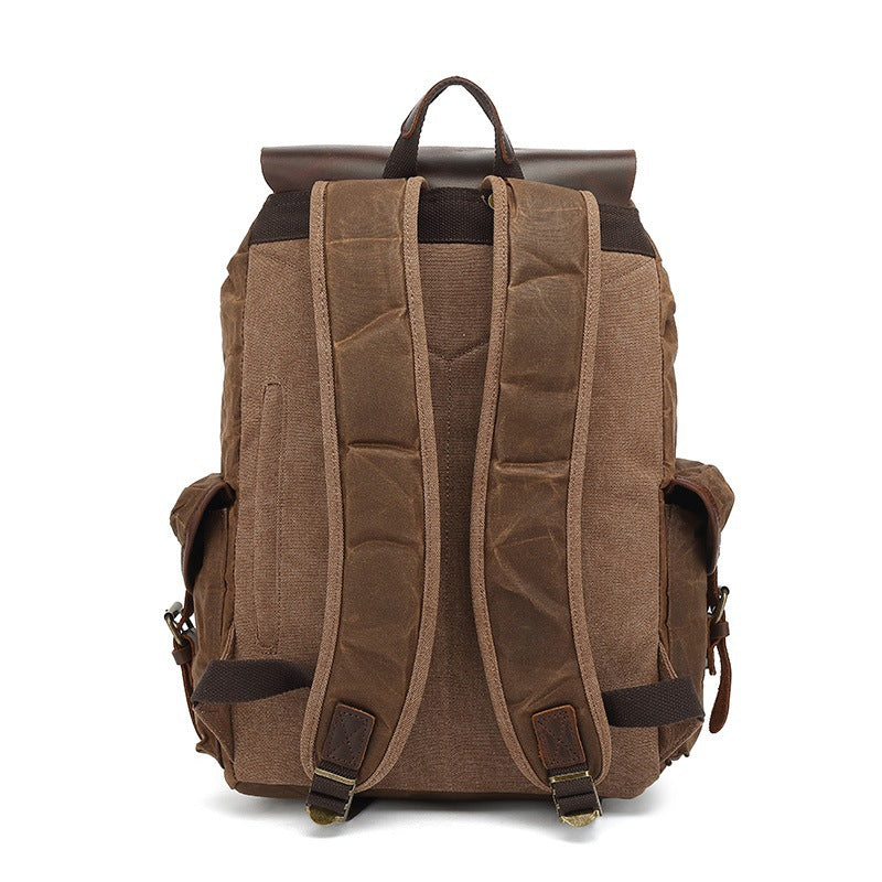 Rustic hiking backpack with multiple outer pockets Stornfield
