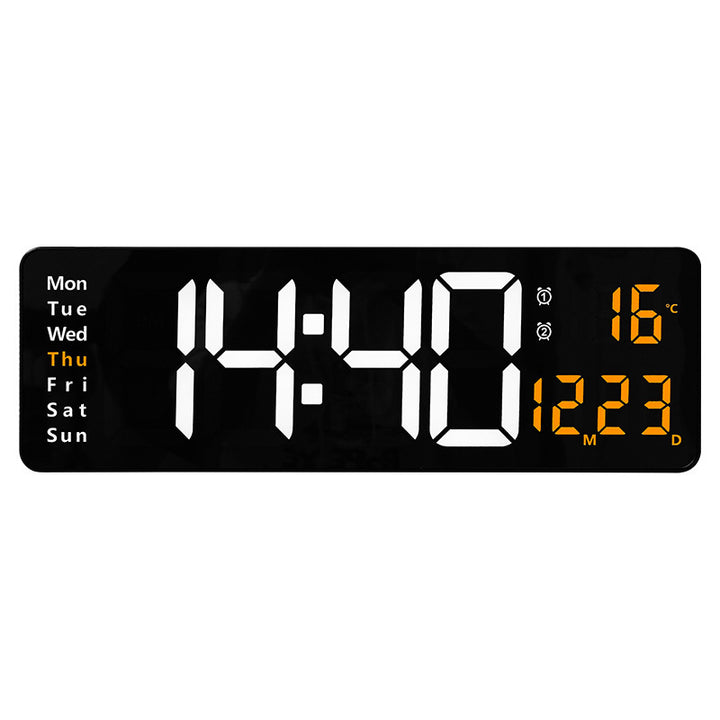Digital wall clock with multifunctional LED display Stornfield