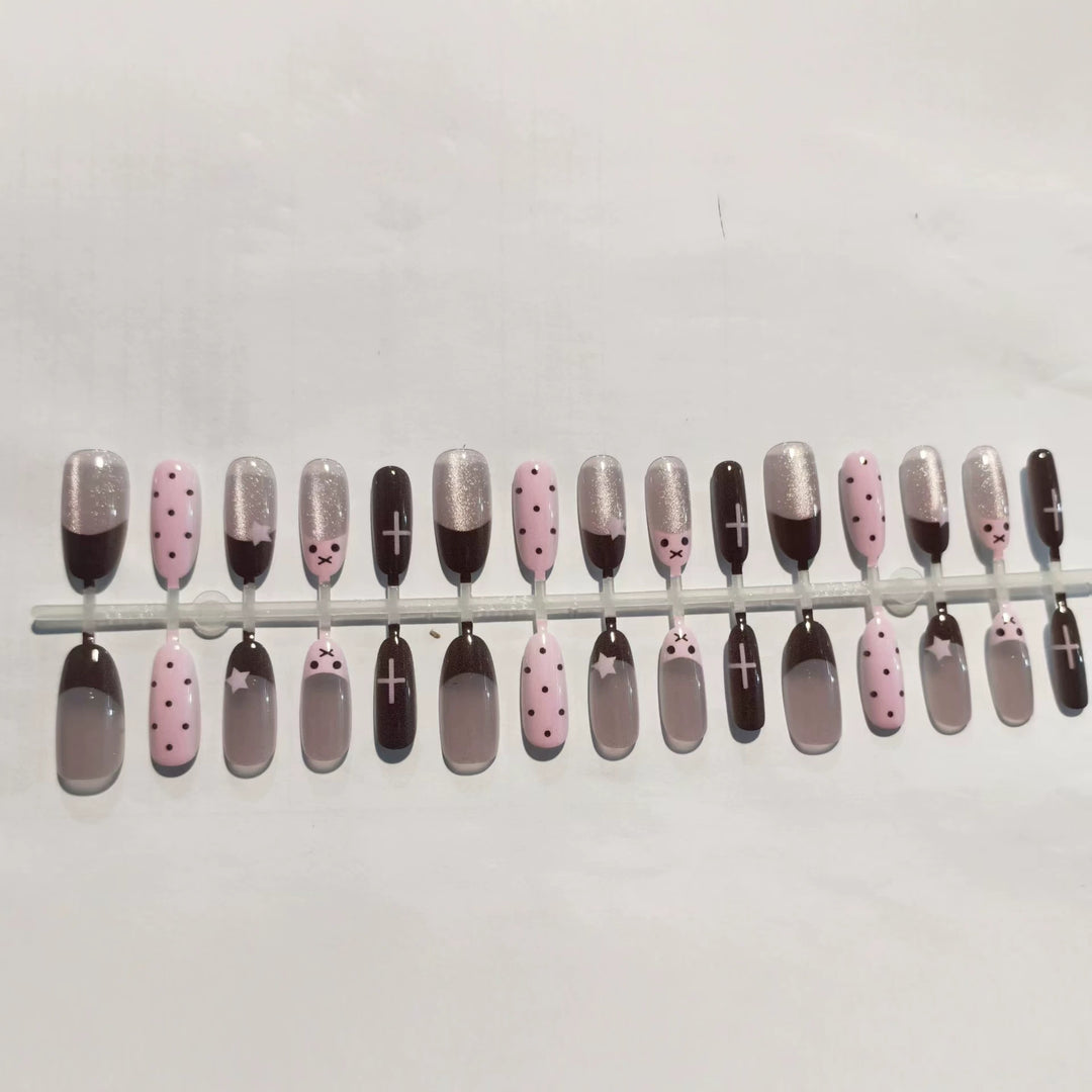 Creative Press-On Nail Set Stornfield