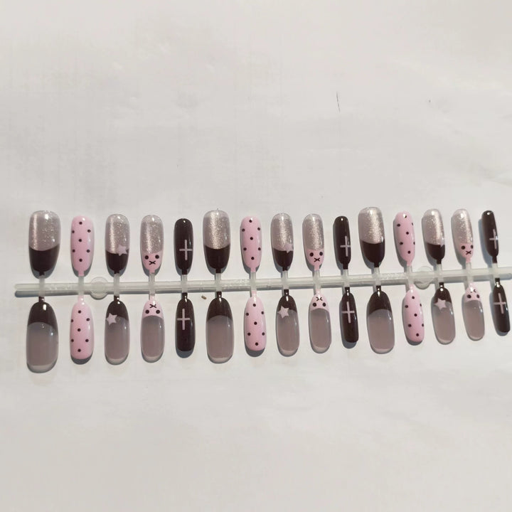 Creative Press-On Nail Set Stornfield