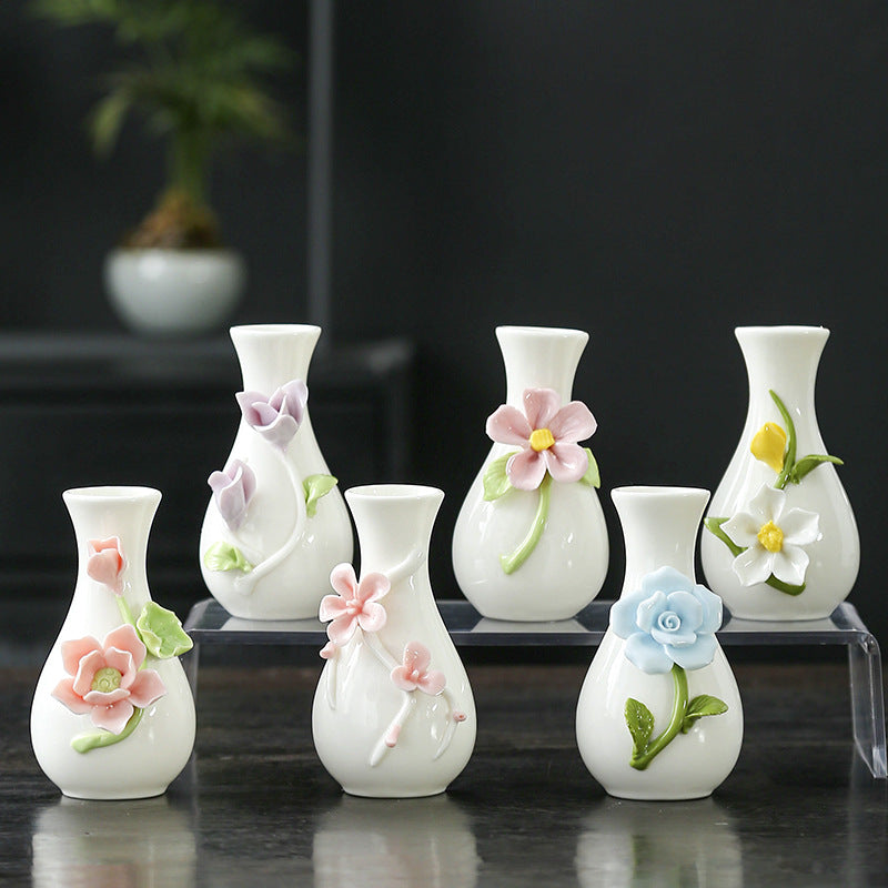 Floral Art Ceramic Vase Stornfeild