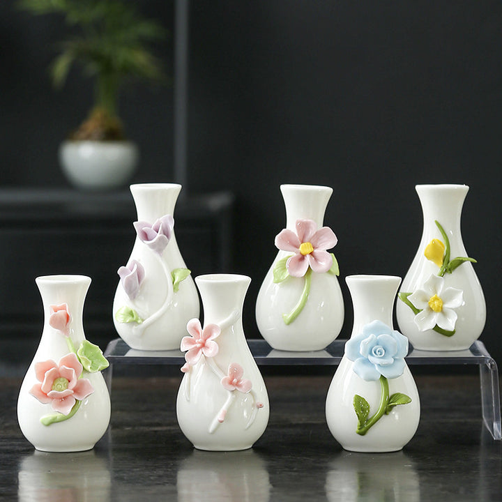Floral Art Ceramic Vase Stornfeild