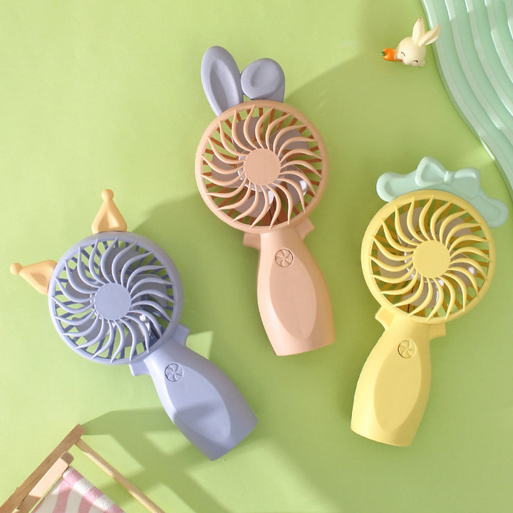Unisex Cute Animal-Shaped Handheld Fan Stornfield