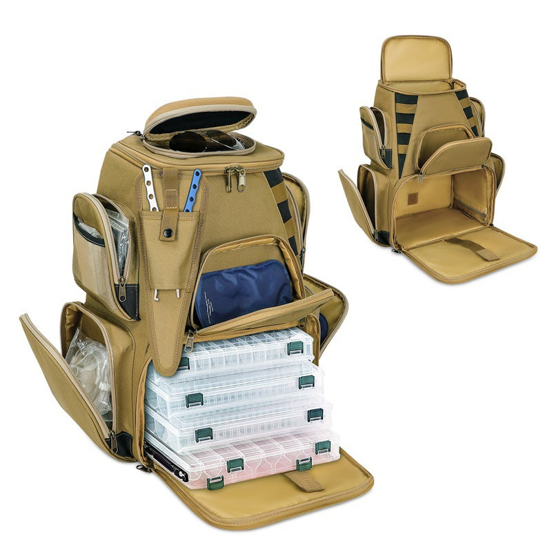 Multi-Compartment Fishing Tackle Backpack Stornfield