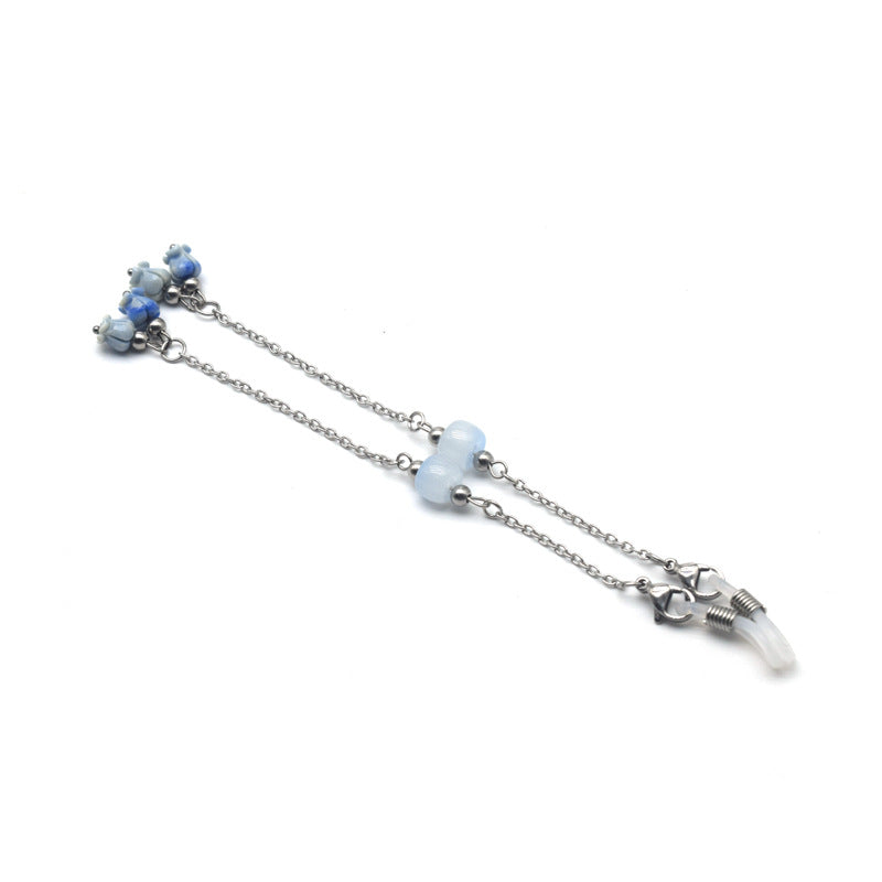 Delicate Bead-Embellished Eyewear Chain Stornfield
