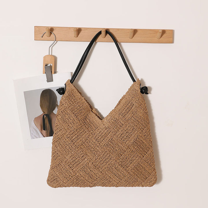 Braided Shoulder Bag Made of Natural Materials Stornfield