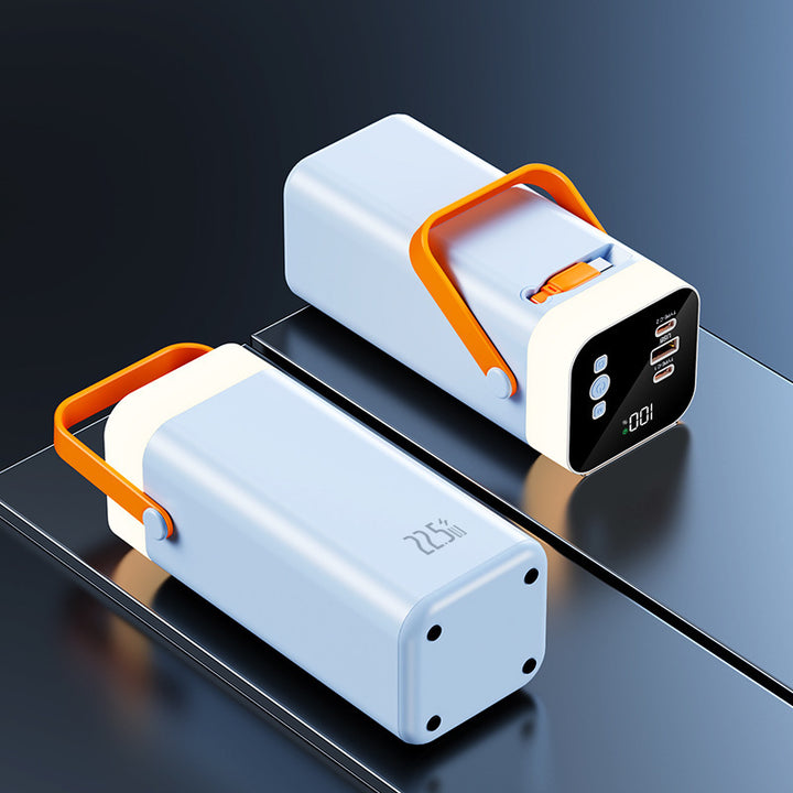 Portable power bank with intelligent charging concept and digital capacity display Stornfield