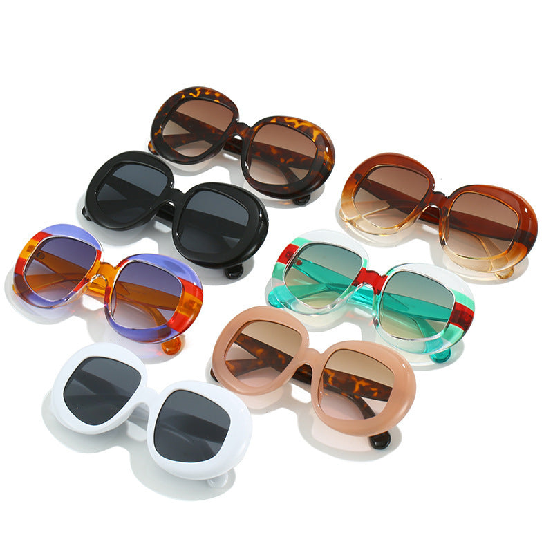 Vintage-Inspired Geometric Frame Sunglasses Stornfield