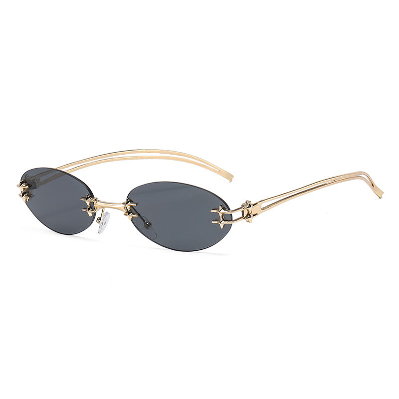 Women's elegant metal glasses with filigree design Stornfield