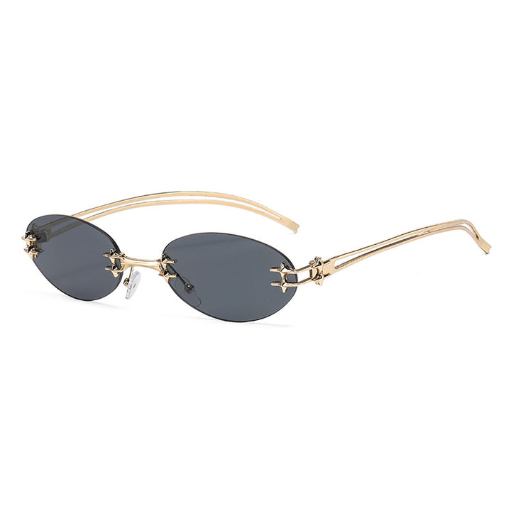 Women's elegant metal glasses with filigree design Stornfield
