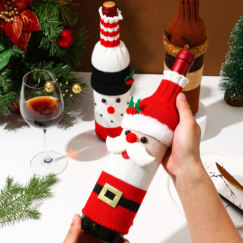 Christmas gift wine bottle sleeve Stornfield