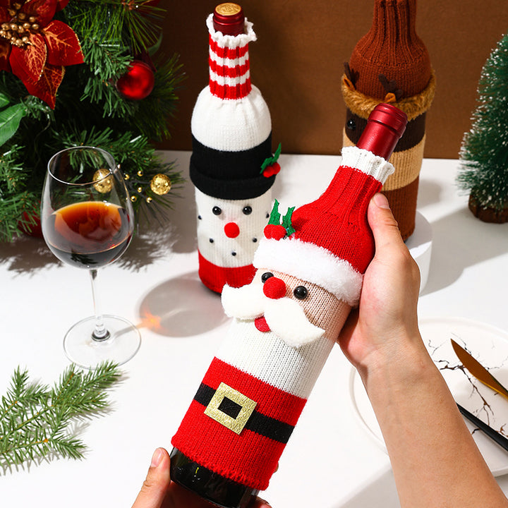 Christmas gift wine bottle sleeve Stornfield