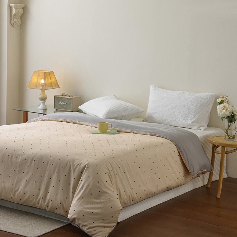 Bedding set made of high-quality cotton satin with duvet cover and pillowcases