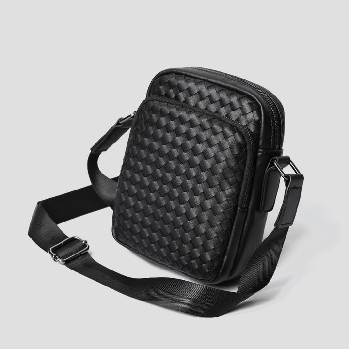 Practical Crossbody Bag with Woven Design Stornfield