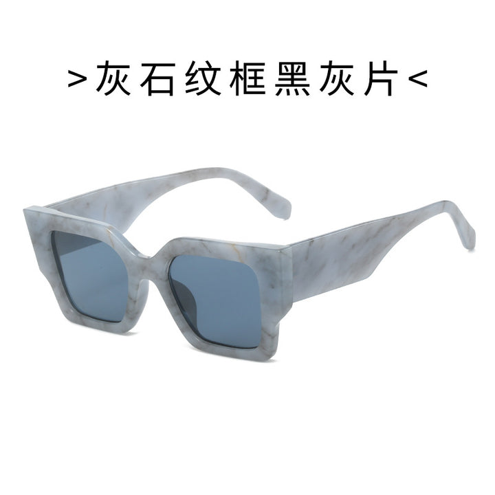 Ladies fashionable square sunglasses with wide frame and UV protection Stornfield