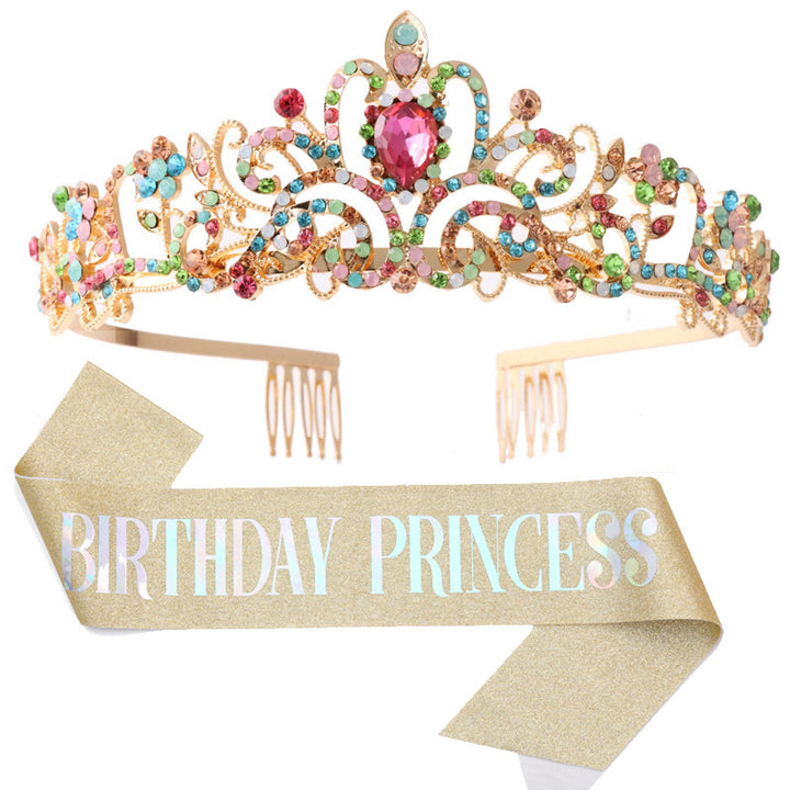 Women's Birthday Sash with Glitter Design Stornfield