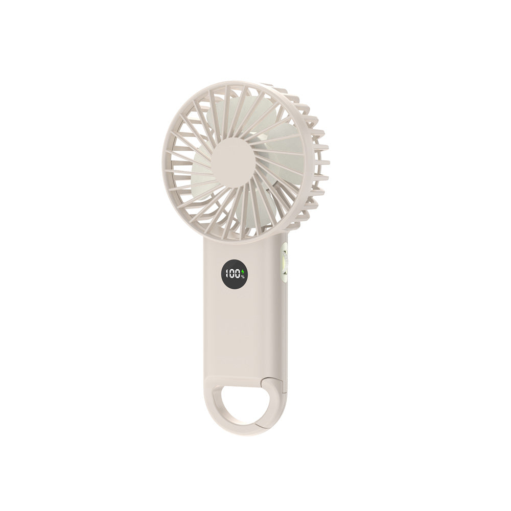 Unisex High-Performance Handheld Cooling Fan with Smart LED Display Stornfield