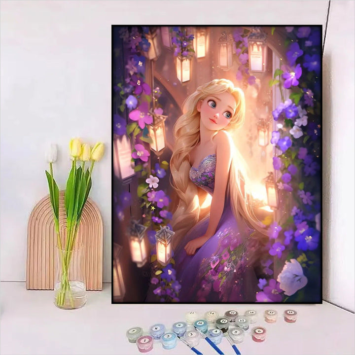 Disney-Inspired DIY Paint by Numbers Canvas Kit Stornfield