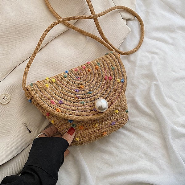 Ladies Stylish Clutch made of woven material Stornfield