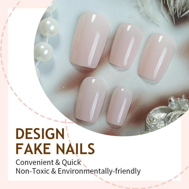 Fake nail set with shiny finish and ergonomic fit Stornfield