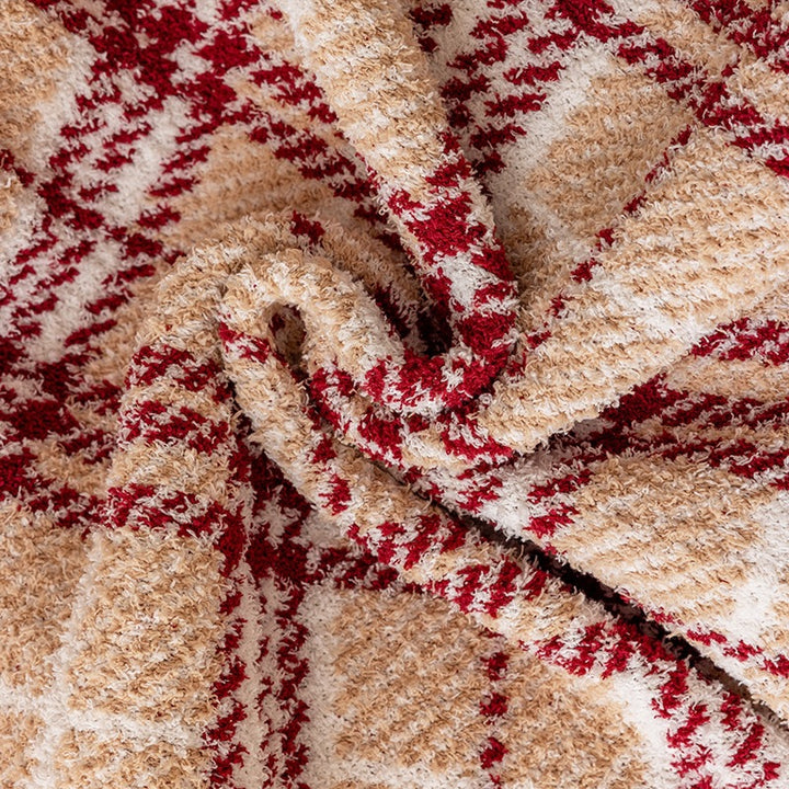 Cozy Plaid Throw Blanket