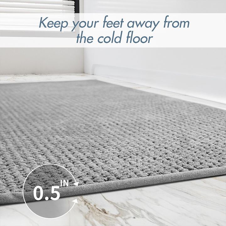 Soft and Absorbent Bathroom Runner Mat