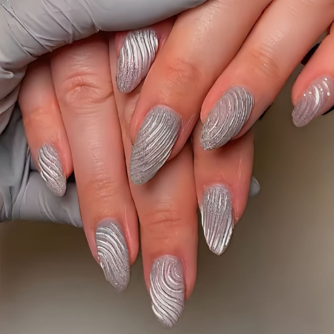 Sculpted Press-On Nail Art Stornfield