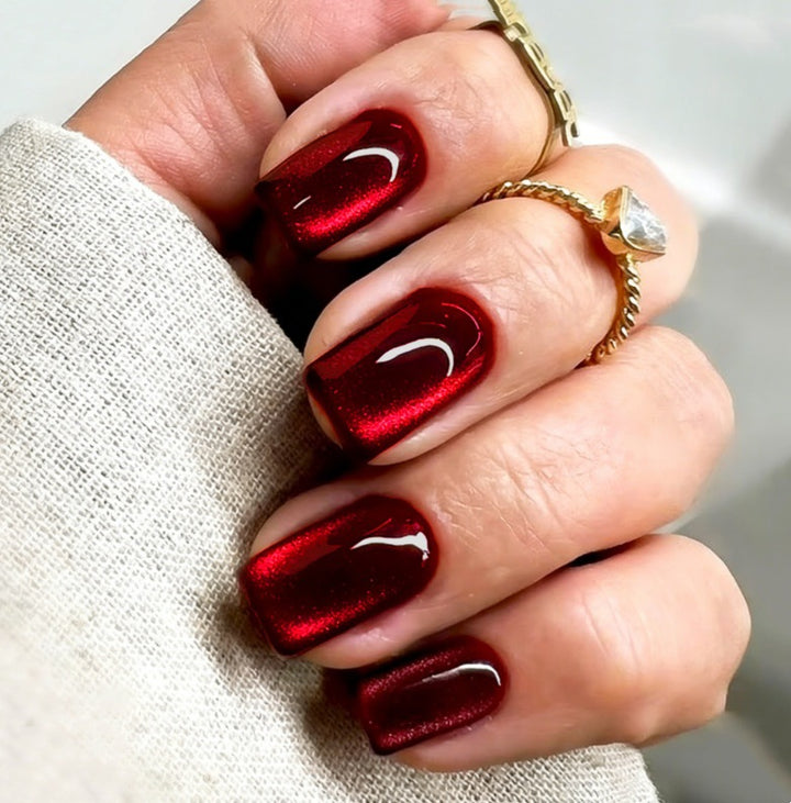 Glossy Square Press-On Nail Set Stornfield