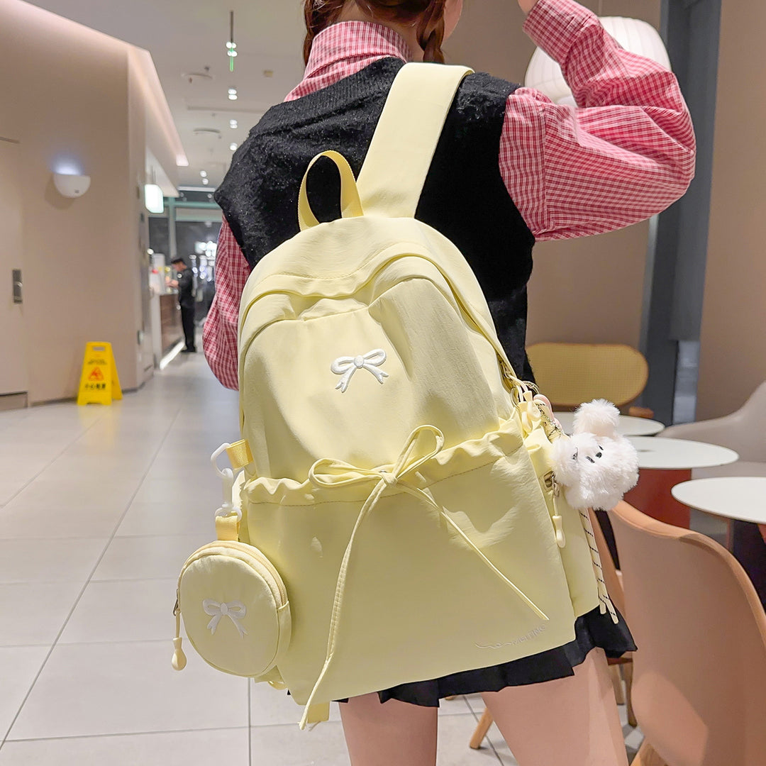 Backpack with Cute Appliqués and Multifunctional Design Stornfield