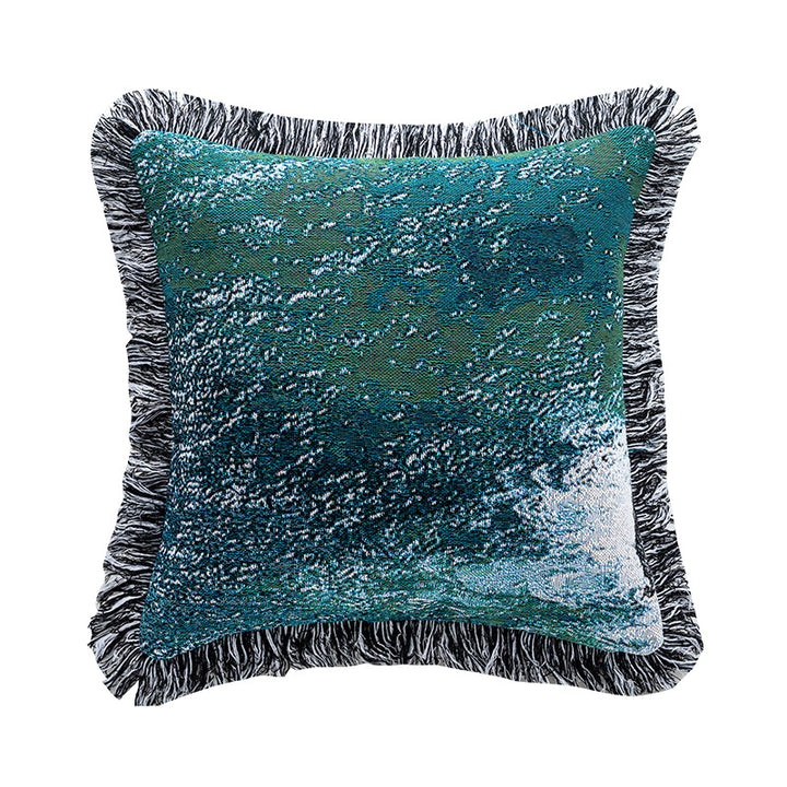 Scenic Nature-Themed Decorative Pillow