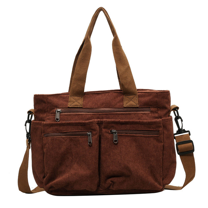 Durable shoulder bag with multiple compartments Stornfield