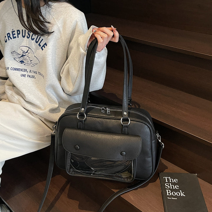 Elegant shoulder bag with multifunctional compartments Stornfield