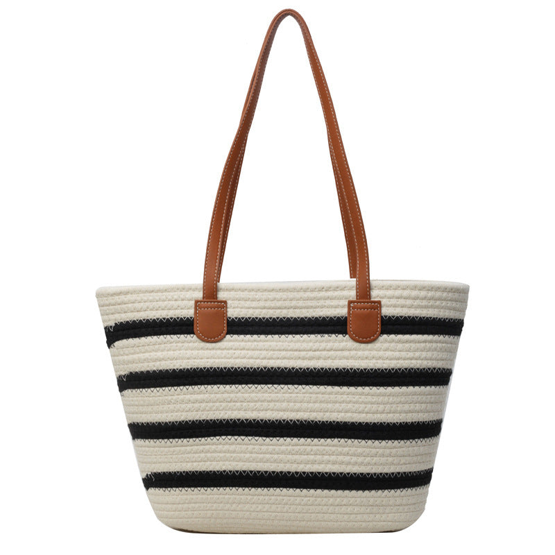 Stylish Striped Beach Tote Stornfield