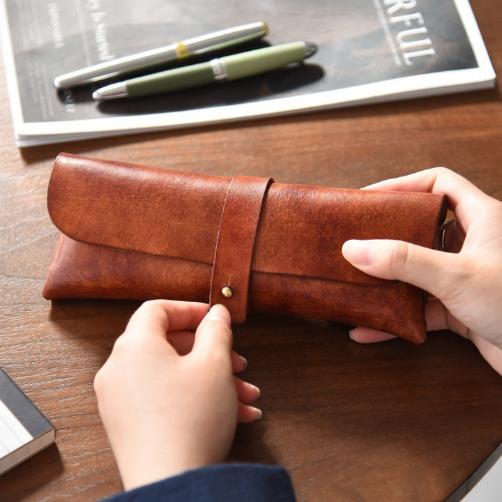 Stylish Leather Pencil Case Stornfield
