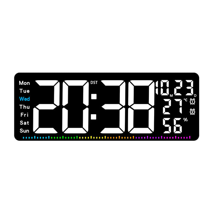 Digital alarm clock with large LED display and weather data Stornfield