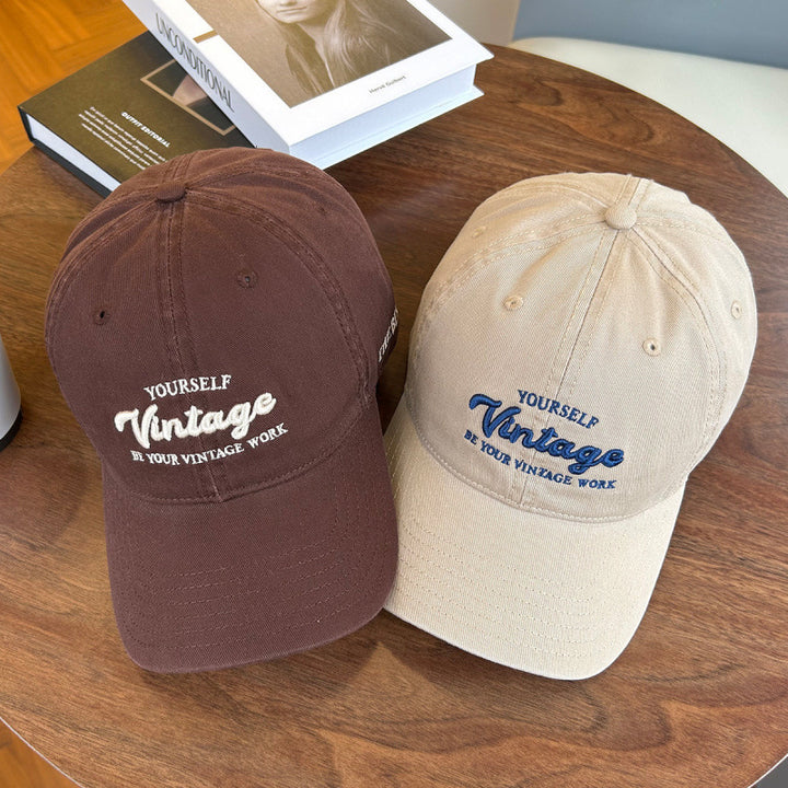 Women's Vintage-Inspired Embroidered Baseball Cap Stornfield