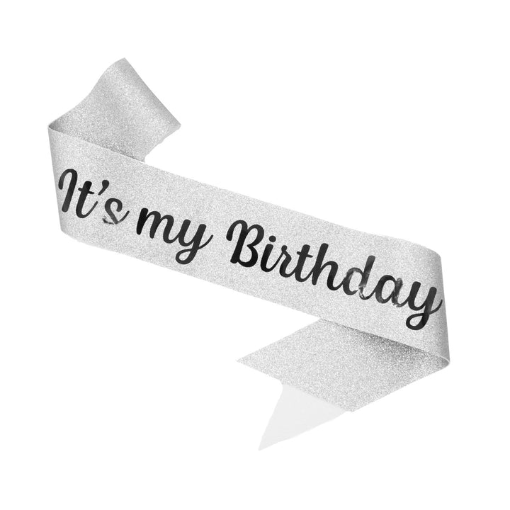 Ladies Festive Birthday Band with Glitter Design Stornfield