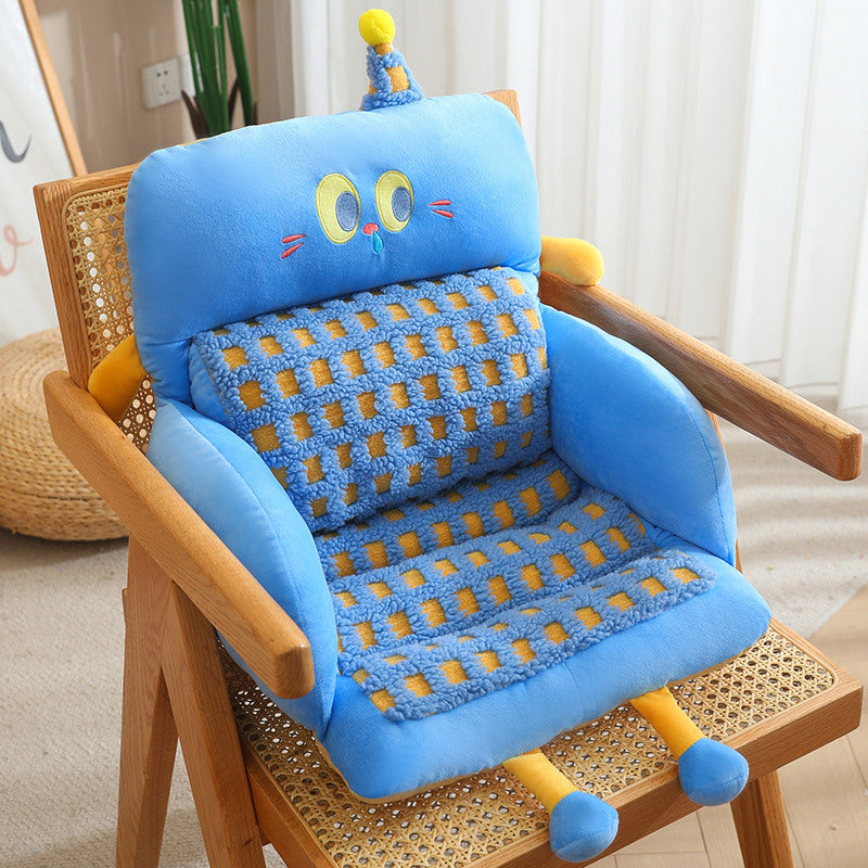 Cuddle pillow with playful face Stornfield