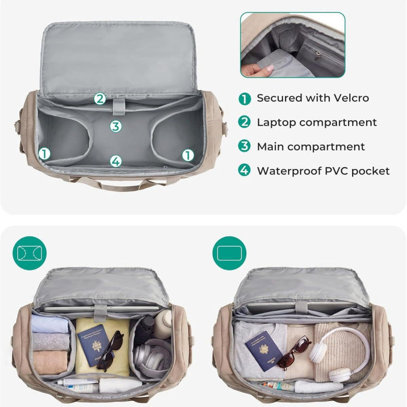 Versatile Multi-Compartment Travel Duffle Bag Stornfield