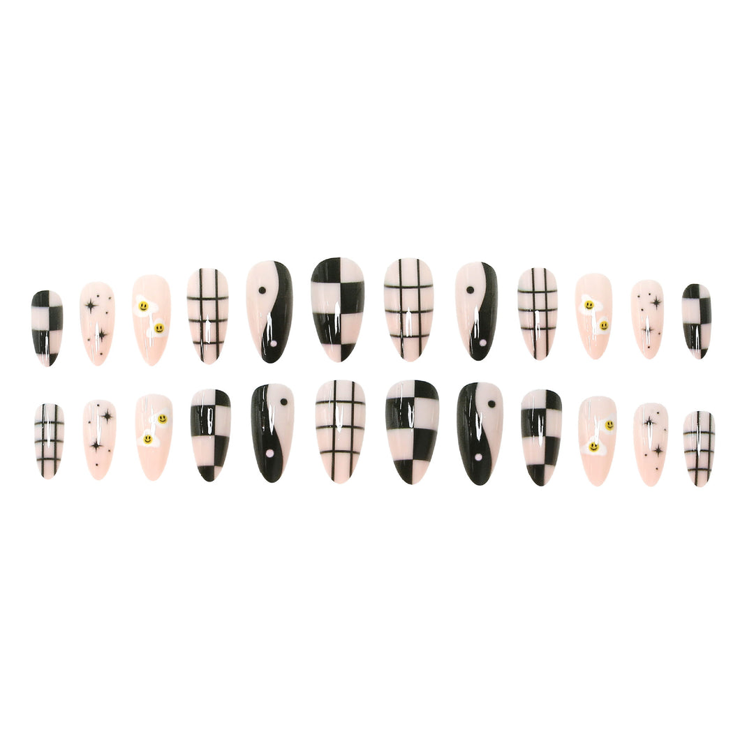 Unique Artistic Press-On Nail Set