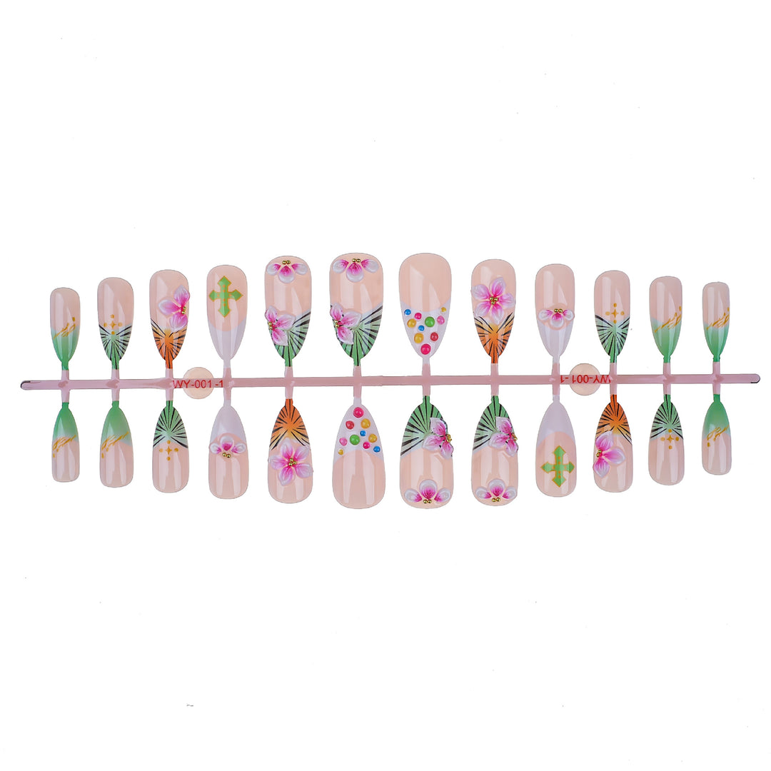 Themed Press-On Nail Art Set Stornfield