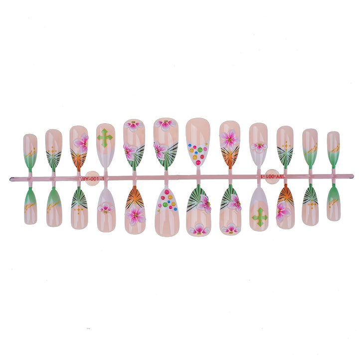 Themed Press-On Nail Art Set Stornfield