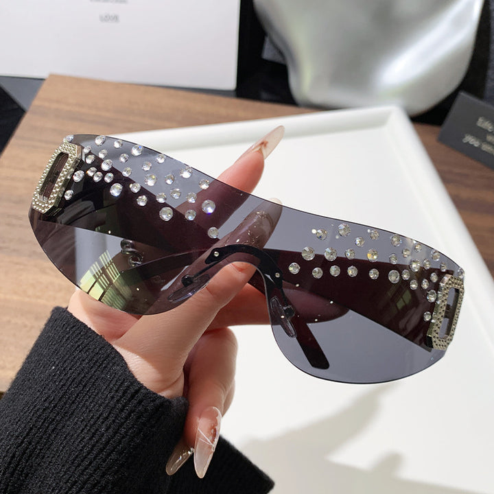 Women's Glamorous Sunglasses with Glitter Accents Stornfield