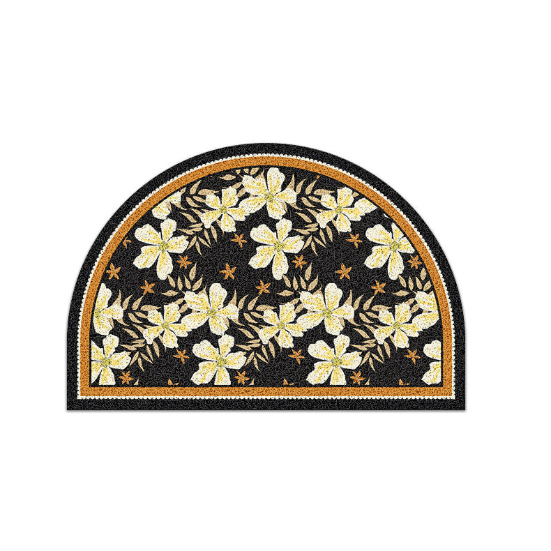 Floral Pattern Area Mat