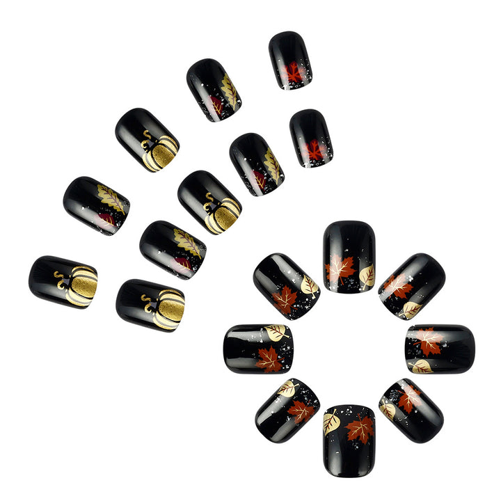 Festive Autumn Nail Art Design Stornfield