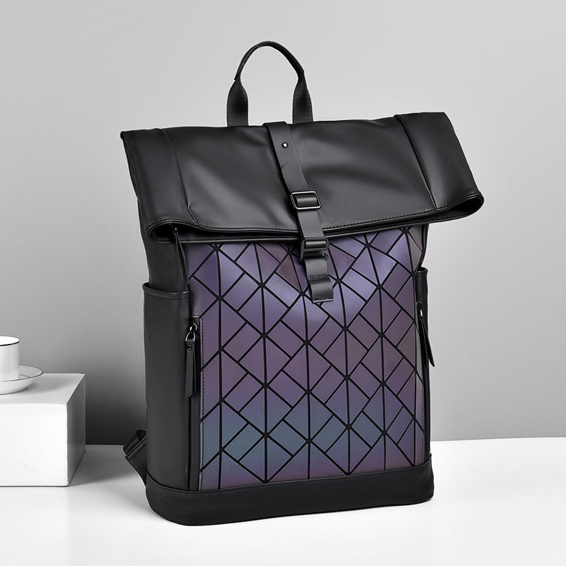 Stylish Geometric Patterned Backpack Stornfield