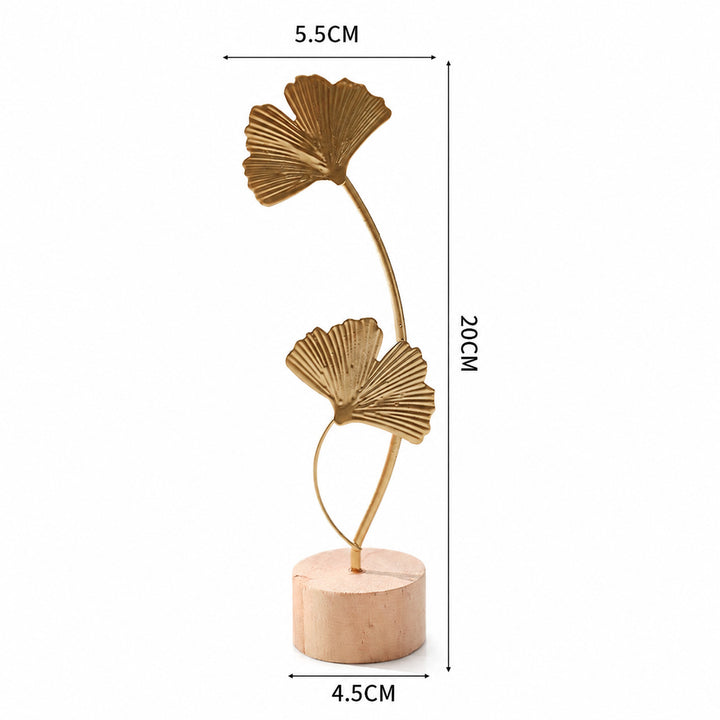 Decorative Ginkgo Leaf Sculpture