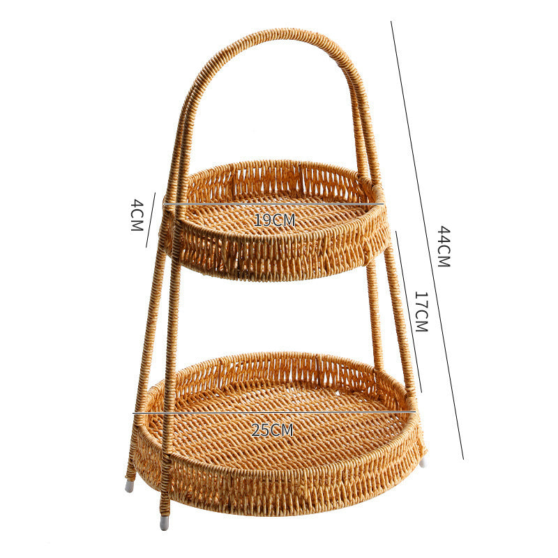 Handcrafted Wicker Storage Basket Stornfield