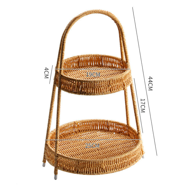 Handcrafted Wicker Storage Basket Stornfield